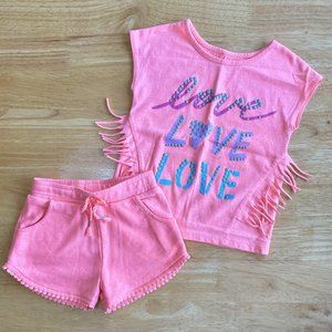 4T Garanimals Short Set - LOVE
